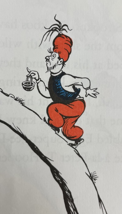 Ali going up the mountain